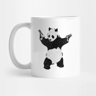 BANKSY Armed Panda with Guns Mug